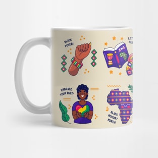 Black History Month Kawaii Mug